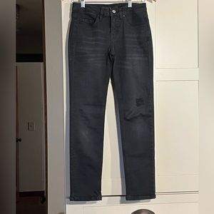 Victoria Beckham black straight leg 5 pocket jeans, sz 25, never worn